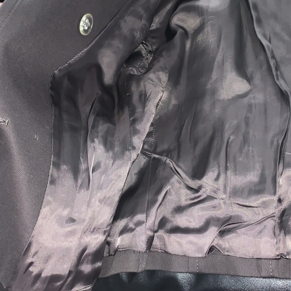 Benetton Brown Military Jacket Size 40/ US 4 - Picture 9 of 9